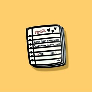 Harry Styles "Cinema" Inspired Private Note Enamel Pin